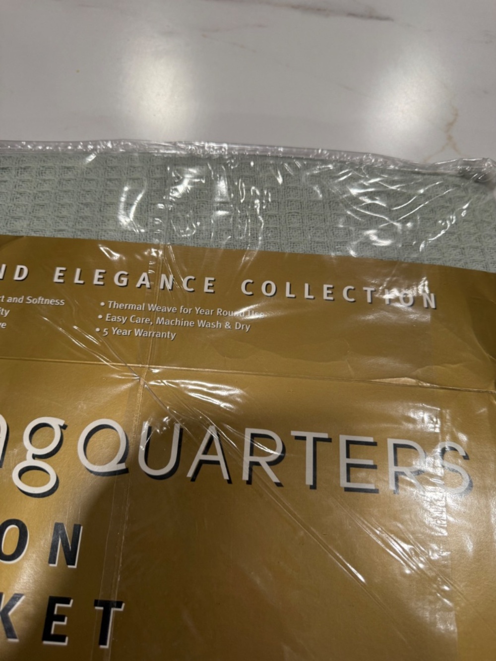 Twin Grand Elegance Collection “Living Quarters “ Cotton Blanket/New - Picture 4 of 7